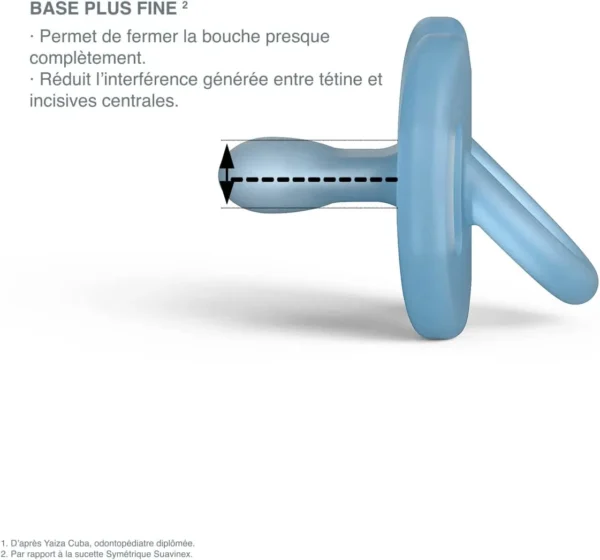 sucette en silicone sx pro 0-6m - suavinex maroc Sucette en silicone Sx Pro 0-6m bleue - Suavinex