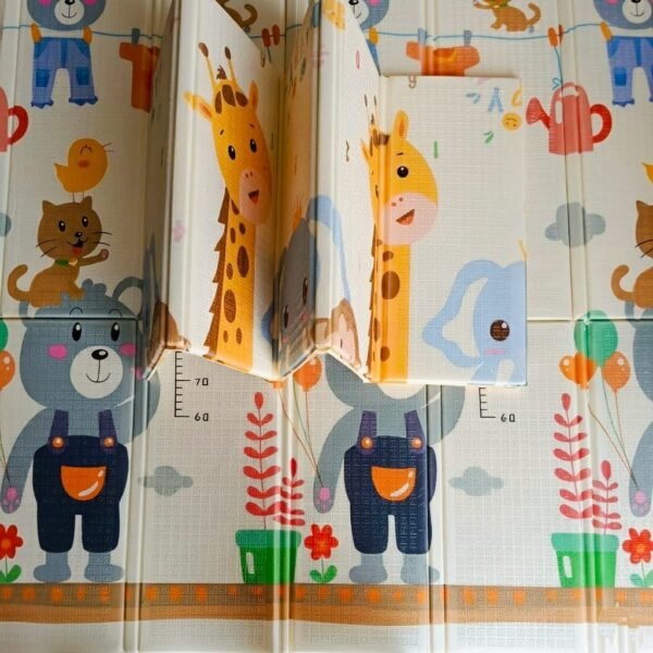 tapis de jeu réversible en mousse xpe 180 x 200 x 1.5 cm girafe - heyuan gobebe Tapis de jeu réversible en mousse XPE 180 x 200 x 1.5 cm - HEYUAN