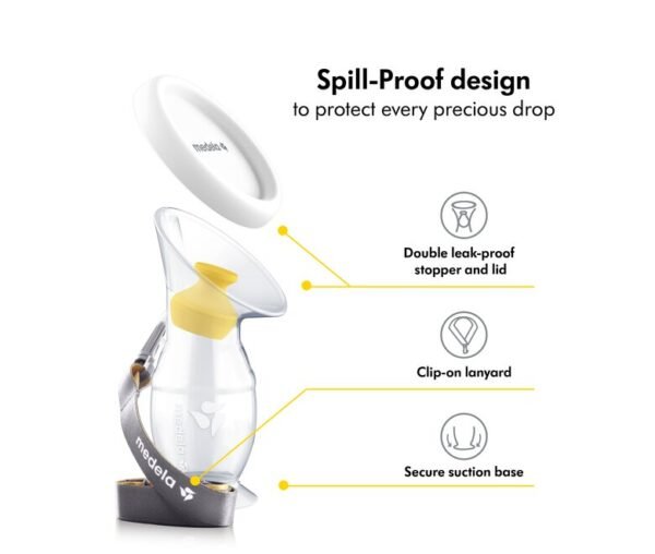 Collecteur de lait maternel en silicone – Medela