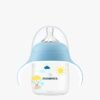 biberon évolutif 2 en 1 à poignée ergonomique 300ml bleu - mammia maroc biberon évolutif 2 en 1