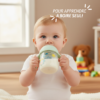 biberon évolutif 2 en 1 à poignée ergonomique 300ml - mammia maroc Biberon évolutif 2 en 1 à Poignée Ergonomique 300ml - Mammia