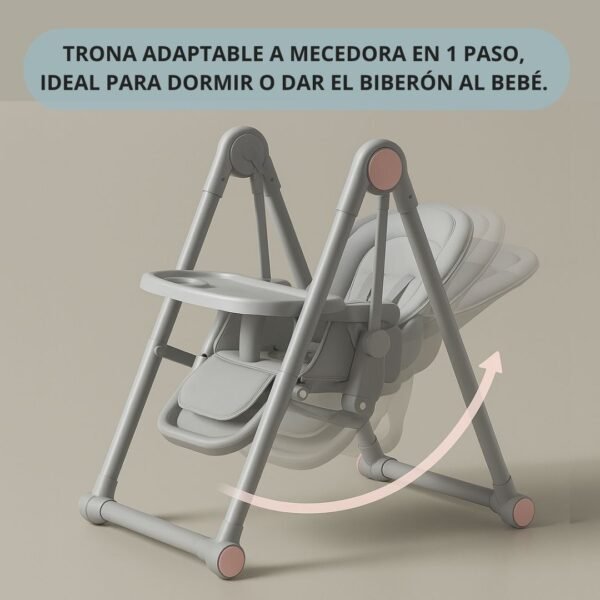 Chaise Haute Balancelle 2en1 - Popypapa
