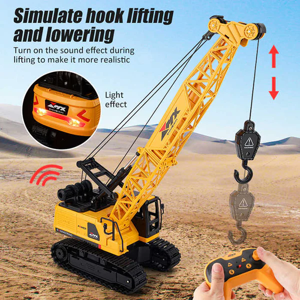 Grue Rotative Camion de Chantier Télécommandé - ZMX Zhimfixin