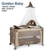 lit parc up650e pliable avec moustiquaire et table à langer beige – golden baby maroc kit berceau cododo pratique et confortable maroc