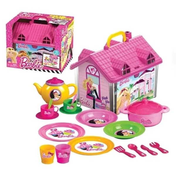 jouet d'imitation maison dînette barbie avec accessoires - dede maroc