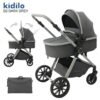 pack poussette trio 3 en 1 avec nacelle + cosy + sac à langer - kidolo maroc 1 Pack poussette 3 en 1 avec nacelle + cosy + sac à langer - Kidolo