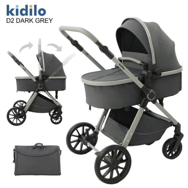 pack poussette trio 3 en 1 avec nacelle + cosy + sac à langer - kidolo maroc 1 Pack poussette 3 en 1 avec nacelle + cosy + sac à langer - Kidolo