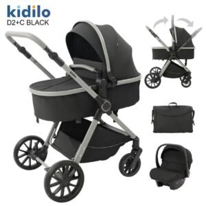 pack poussette Trio 3en1 pratique et complet kidilo maroc