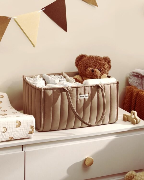 Panier de rangement matelassé