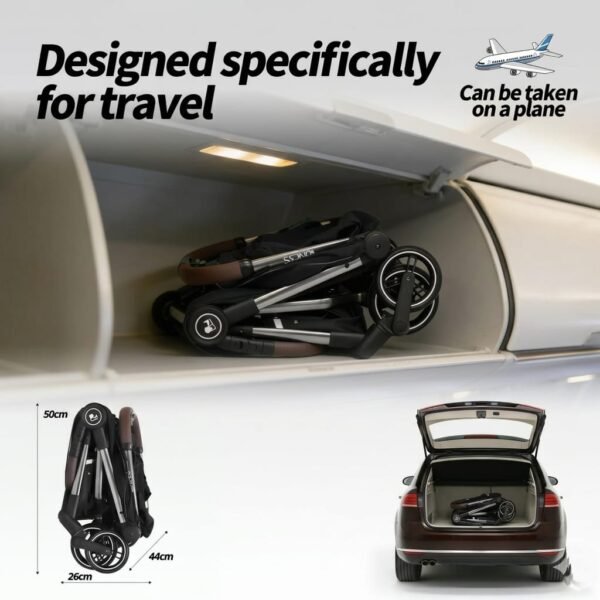 poussette avion ultra compacte et facile à transporter gobebe.ma Poussette Avion Ultra Compacte et Légère - Bubbly