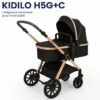 Pack poussette H5G+C + maxi cosy + sac à langer - Kidilo