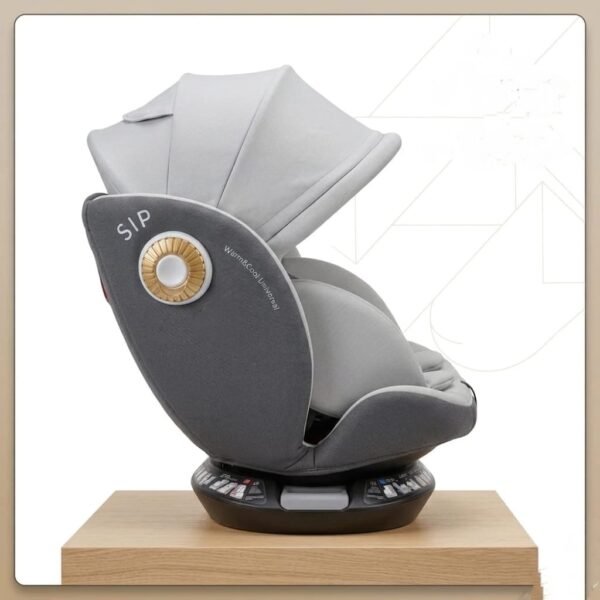 Siège auto G406 Gris Groupe : 0/1/2/3 rotatif 360° isofix - Bubbly