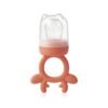 sucette grignoteuse 4m+ orange - mammia gobebe.ma sucette grignoteuse pour l'apprentissage de l'autonomie gobebe.ma
