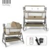 Lit bébé MD_7 et balançoire automatique avec plusieurs vitesses - Burbay