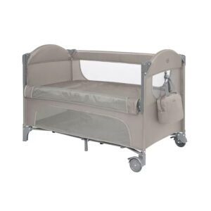 lit pliable 2 niveaux milky way beige avec option cododo - kikkaboo maroc kikkaboo légére et facile à plier gobebe.ma