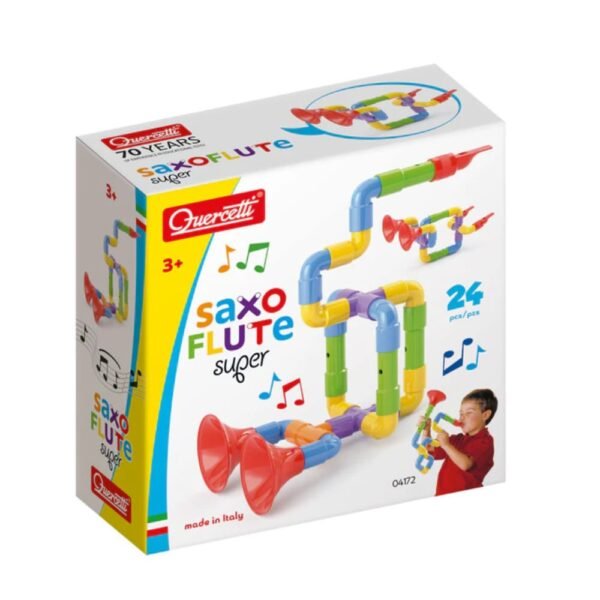 saxoflute super 24 pièces - quercetti gobebe jouet d'éveil bebe gobebe.ma