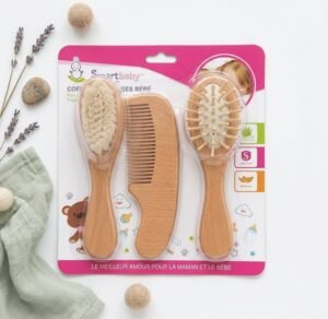 Set de toilette cheveux bébé doux et pratique - Smart Baby