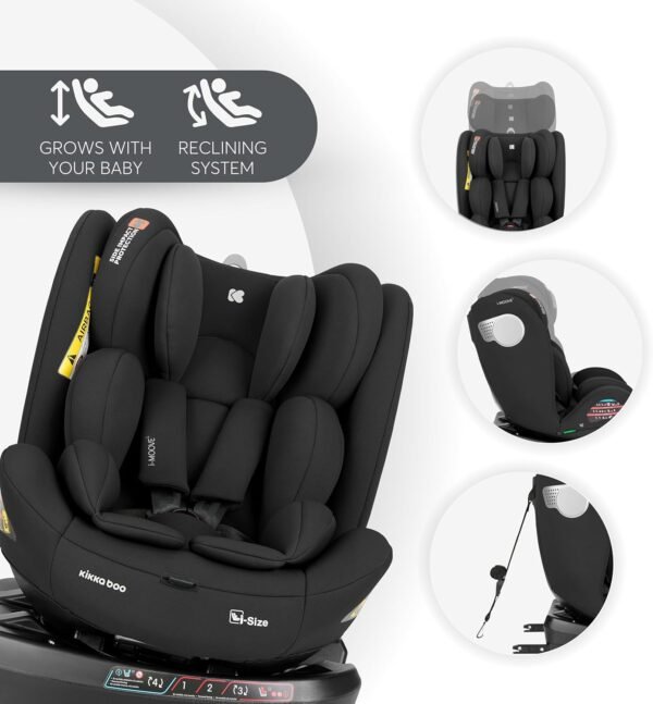 siège auto i-moove 2 i-SIZE - kikkaboo gobebe.ma Siège auto 40-150 cm i-Moove 2 i-SIZE Noir - Kikkaboo