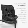 Siège auto i-Orbit 0-12 ans 360°  avec Jambe de force – Kikkaboo