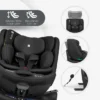 Siège auto i-Size i-Van 0 - 12 ans pivotant 360° – Kikkaboo