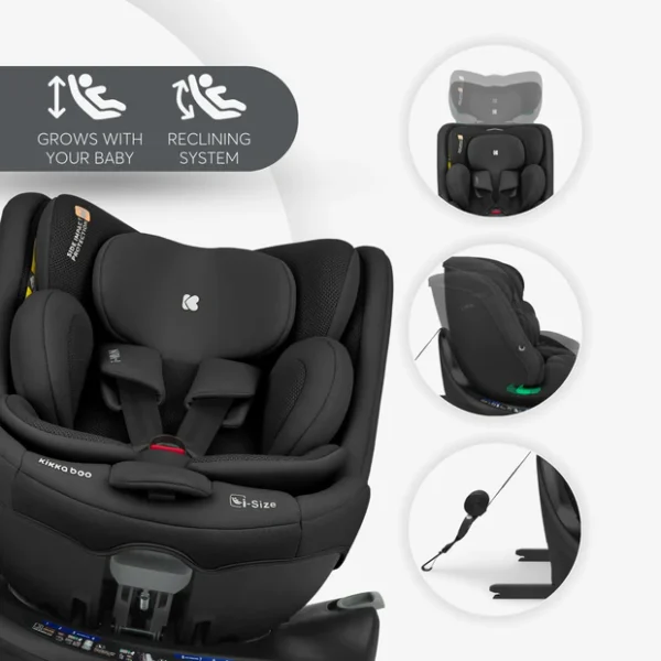 Siège auto i-Size i-Van 0 - 12 ans pivotant 360° – Kikkaboo