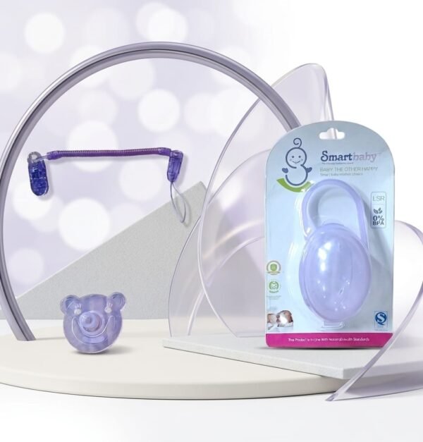 Sucette orthodontique avec étui et attache sucette – Smartbaby
