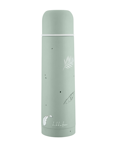 thermos flask 500ml sage - kikkaBoo gobebe maroc Thermos flask 500ml Flora Sage - KikkaBoo
