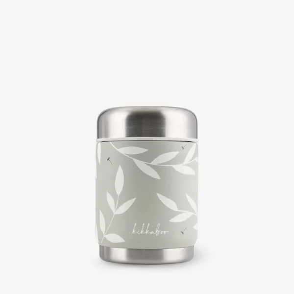 Thermos pour aliments en acier inoxydable 400ml sand - KikkaBoo