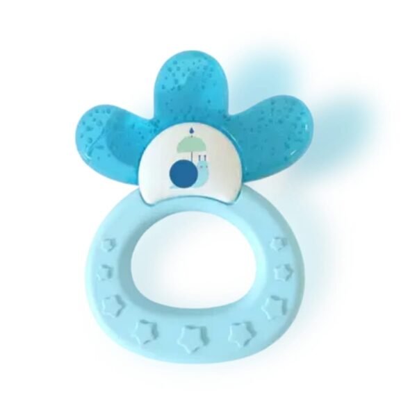 anneau de dentition réfrigérant bleu - mammia gobebe anneau de dention confortable