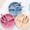 assiette avec compartiment gobebe maroc accessoire repas bébé gobebe agadir