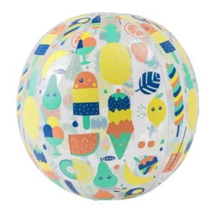 balle gonflable hello summer - eurekakids gobebe jouet plage 60cm eurekakids gobebe.ma