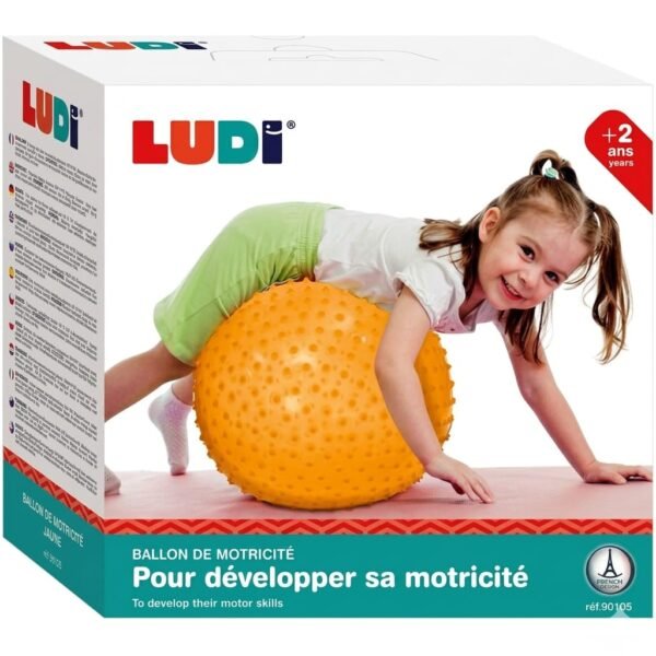 ballon de motricité bébé ludi gobebe maroc jouet sensoriel bebe ludi gobebe ainchock