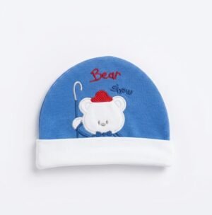 bonnet bébé bear show bleu - babysham gobebe confort et douceur bebe gobebe temara