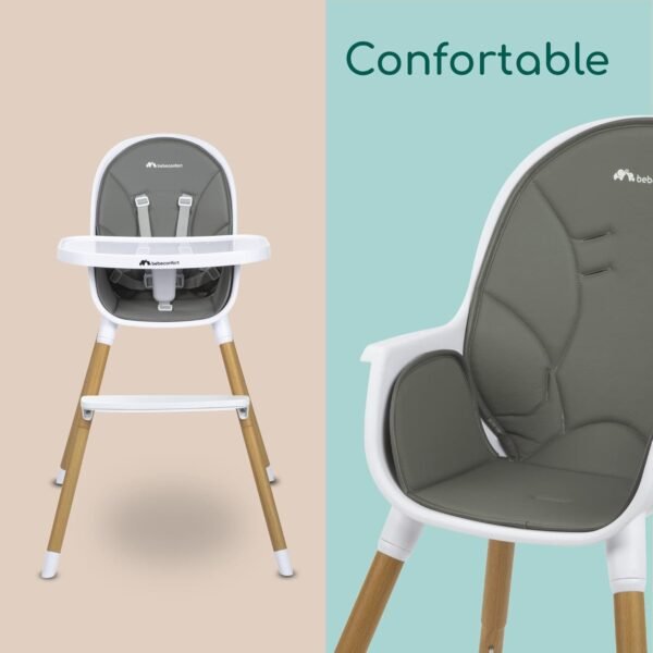 chaise haute abelia mineral gobebe temara Chaise Haute Abelia Mineral Grey - Bébé Confort