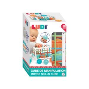 cube de manipulation motor skills cube - ludi gobebe cube d'éveil ludi gobebe
