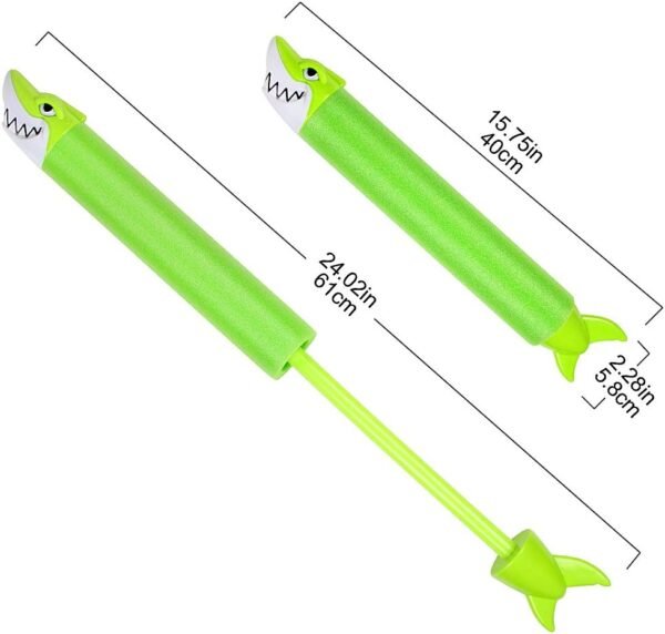 Pistolet à eau en mousse en forme de crocodile vert - Eurekakids