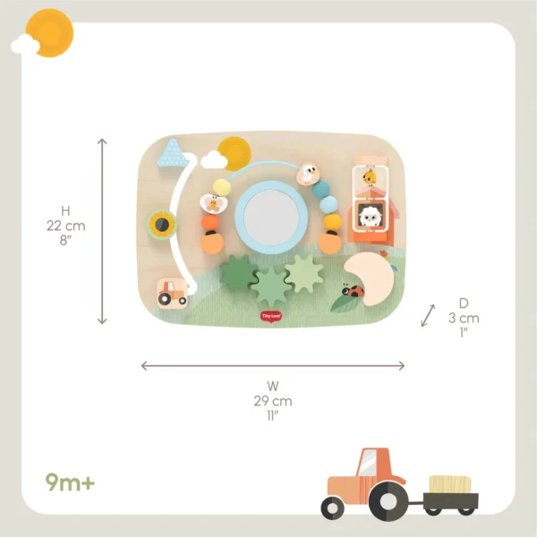 Tableau d'activités en bois Farmers Funday. - Tiny Love