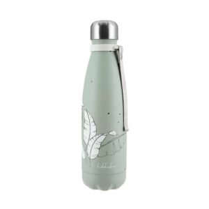 gourde isotherme flora 500ml sage - kikkaboo gobebe fiable et facile à transporter gobebe maroc