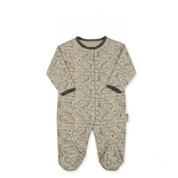 grenouillères bébé 100% coton beige - midirik gobebe Grenouillères Bébé 100% Coton - Midirik