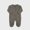 grenouillères bébé 100% coton gris- midirik gobebe Grenouillères Bébé 100% Coton - Midirik