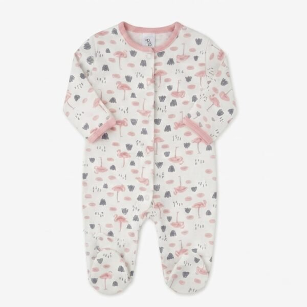 grenouillères bébé fille 100% coton blanches - midirik gobebe Grenouillères Bébé fille 100% Coton - Midirik