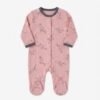 grenouillères bébé fille 100% coton rose - midirik gobebe Grenouillères Bébé fille 100% Coton - Midirik