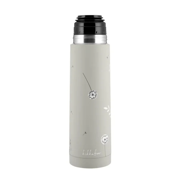 Gourde isotherme Flora 500ml Sand - KikkaBoo
