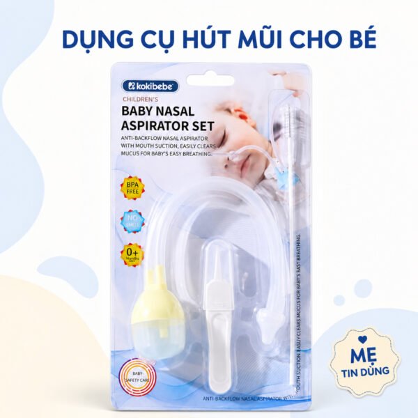 Kit Mouche-Bébé Manuel avec Brosse de Nettoyage - Kokibebe