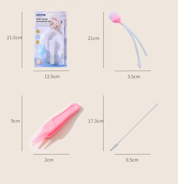 Kit Mouche-Bébé Manuel avec Brosse de Nettoyage - Kokibebe
