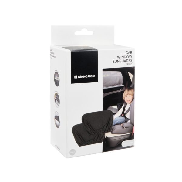 lot de 2 pare soleil pour fenêtre voiture - kikkaboo gobebe protection et confort kikkaboo gobebe temara