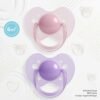 lot de 2 sucettes air free 6mois+ rose - mammia gobebe confort et style mammia gobebe