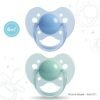 lot de 2 sucettes air free 6mois+ vert - mammia gobebe sucette air free mammia gobebe maroc