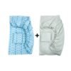 Lot de 2 Draps-Housses 60x120 cm + 2 Taies d'Oreiller 30×50 cm - Dwirty