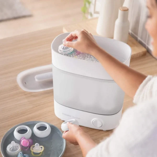 Pack stérilisateur+ Biberon en verre 240ml et lot de 2 succettes offertes - Philips Avent